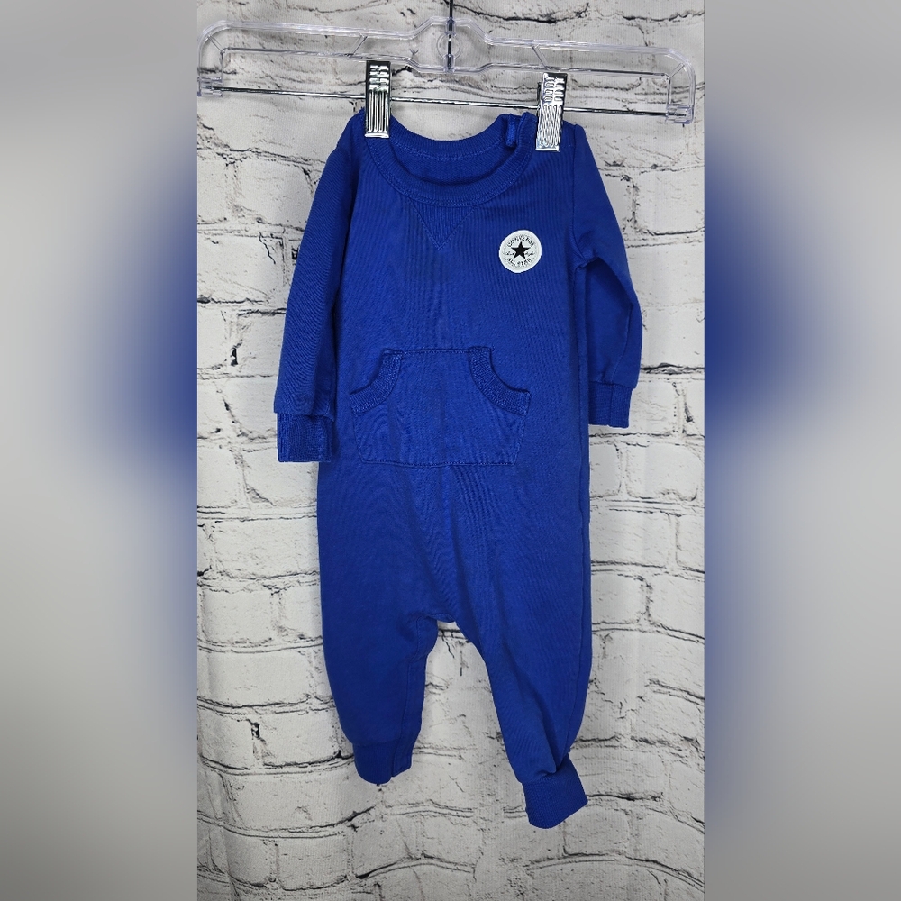 Converse Allstat Long Sleeve Blue One Piece Size 6‎ Months